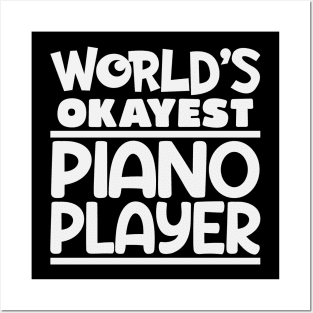 piano player Posters and Art